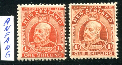 Neuseeland 1909 130a - 1909, 130a,c